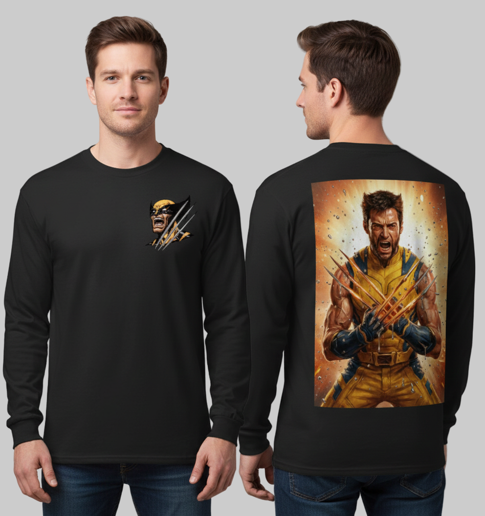 Wolverine Rage Sweatshirt Premium 400GSM Heavyweight Sweatshirt