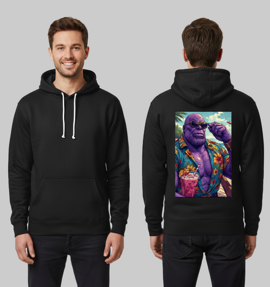 Vacation Titan Men Hoodie 300 GSM Back Print Streetwear