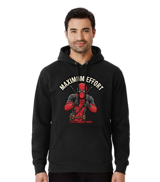 Maximum Effort Antihero Men Hoodie 300 GSM Streetwear