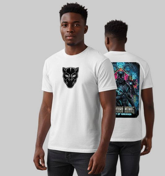 Shinobi King Spirit of Wakanda Unisex Round Neck Cotton T-Shirt Premium Edition